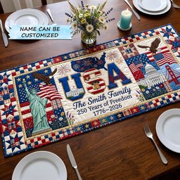 Liberty Threads Table Runner - Made to Order TABLE928