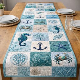 Marine Life Tapestry Table Runner - Made to Order TABLE928