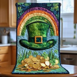 Lucky Hat Rainbow Table Runner - Made to Order TABLE928