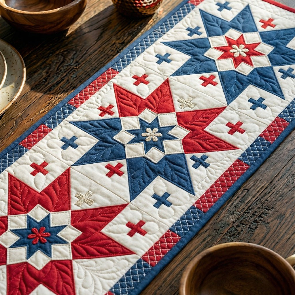 Liberty Bloom Showcase Table Runner - Made to Order TABLE928