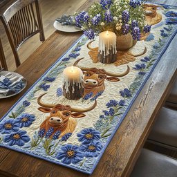Longhorn Grace Table Runner - Made to Order TABLE928