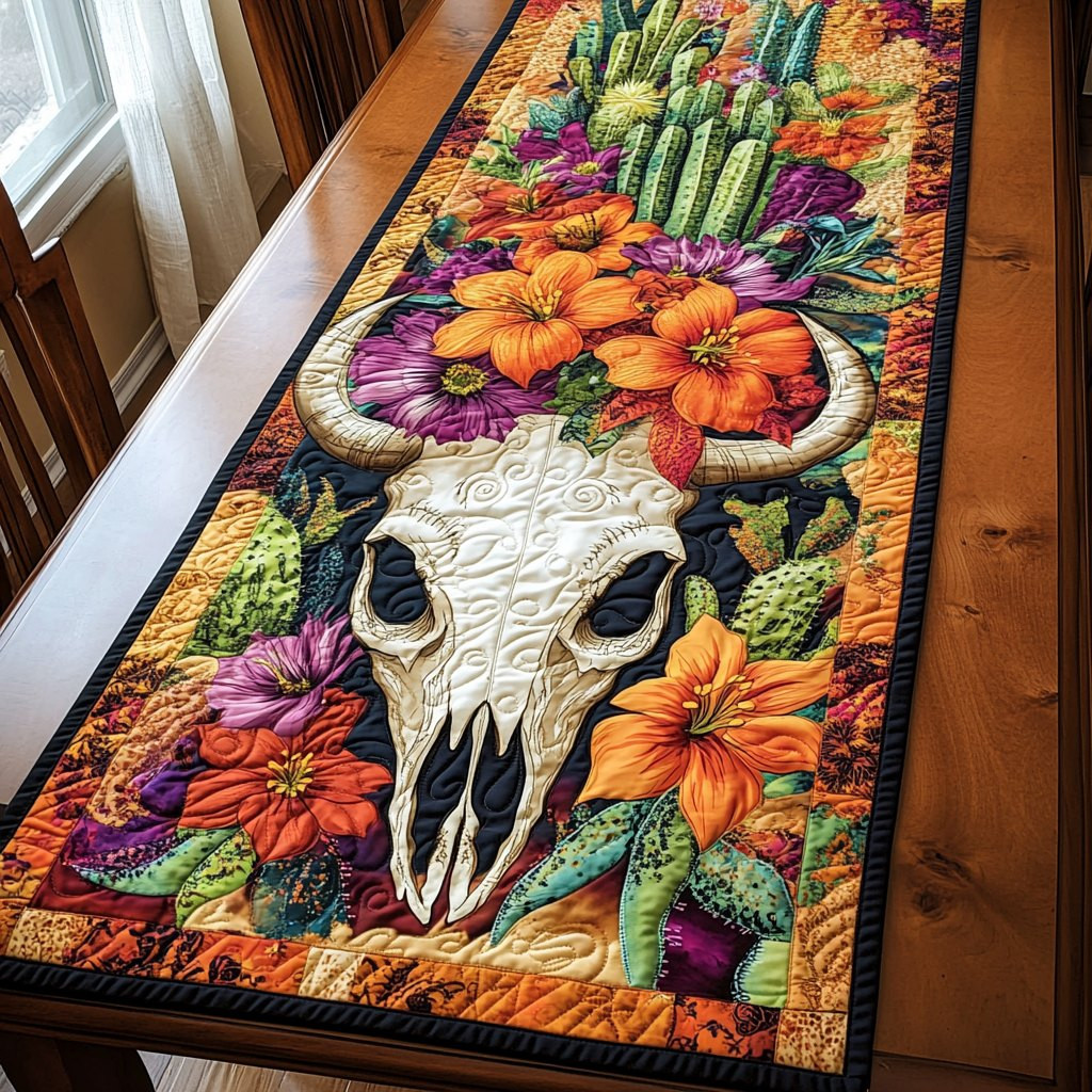 Lone Horn Table Runner - Made to Order TABLE928
