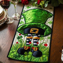 Leprechaun Touch Table Runner - Made to Order TABLE928