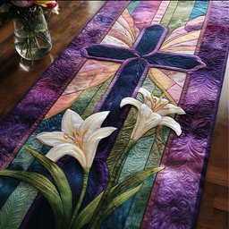 Lily of Grace Table Runner - Made to Order TABLE928