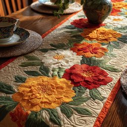 Marigold Sun Table Runner - Made to Order TABLE928