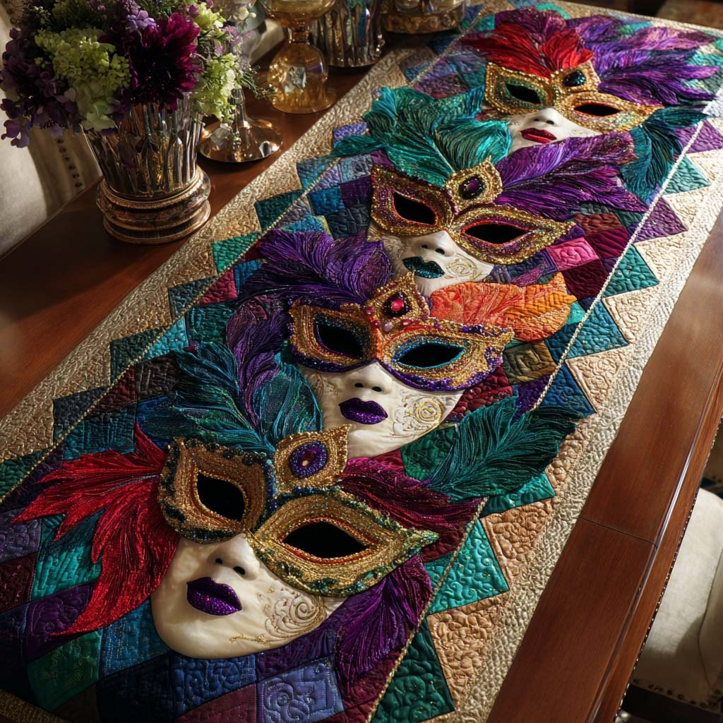 Mask Spirit Table Runner - Made to Order TABLE928