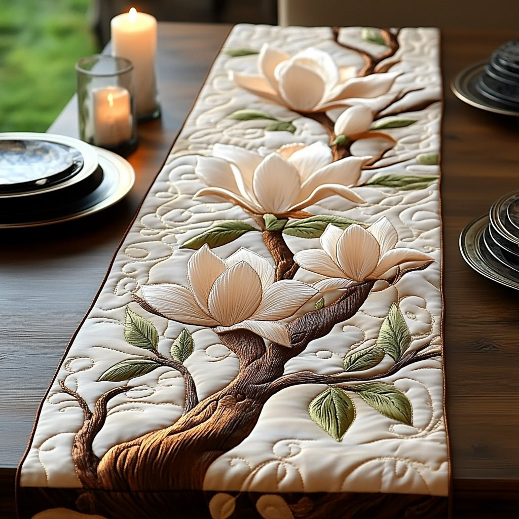 Magnolia Breeze Table Runner - Made to Order TABLE928