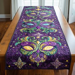 Mardi Gras Magic Table Runner - Made to Order TABLE928
