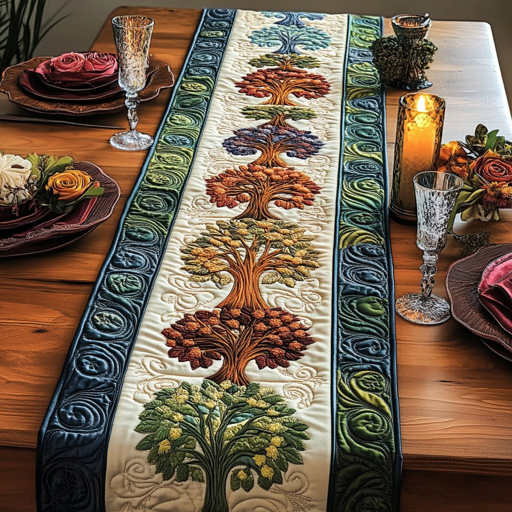 Leaf Whisper Table Runner - Made to Order TABLE928