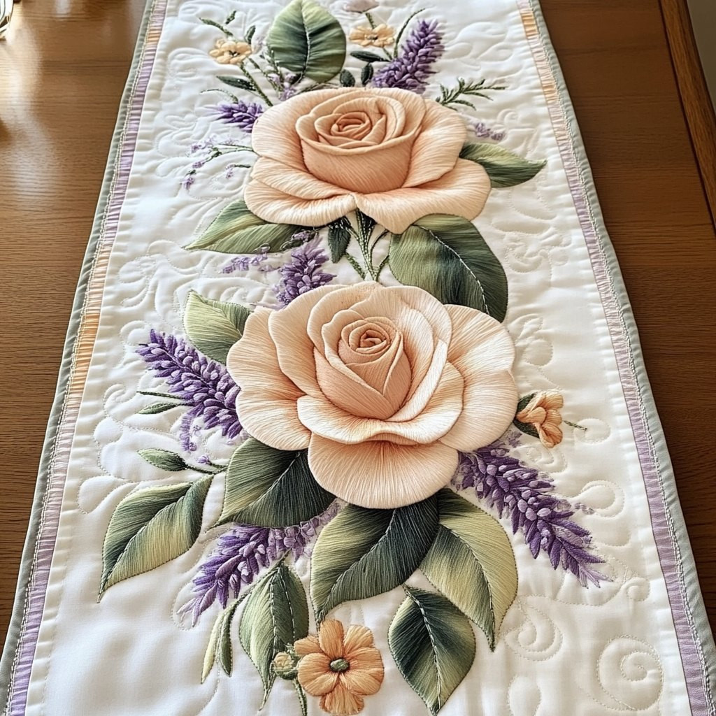 Lavender Bliss Table Runner - Made to Order TABLE928