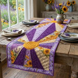 Lavender Sun Table Runner - Made to Order TABLE928