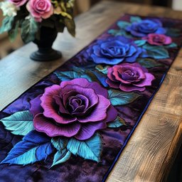Lavender Bloom Table Runner - Made to Order TABLE928