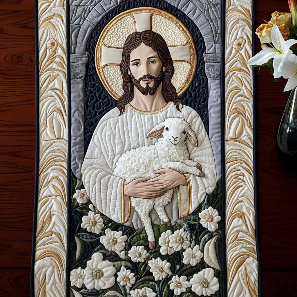 Lamb of Grace Table Runner - Made to Order TABLE928