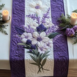 Lavender Aura Table Runner - Made to Order TABLE928