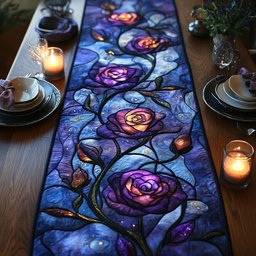 Lavender Elegance Table Runner - Made to Order TABLE928
