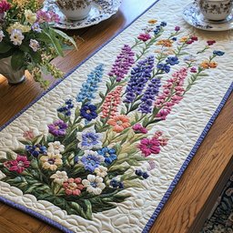 Larkspur Grace Table Runner - Made to Order TABLE928