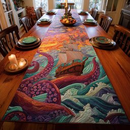 Kraken Grace Table Runner - Made to Order TABLE928