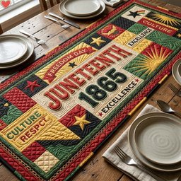 Juneteenth Legacy Table Runner - Made to Order TABLE928