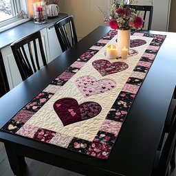 Infinite Hearts Table Runner - Made to Order TABLE928