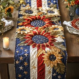 July Bloom Table Runner - Made to Order TABLE928