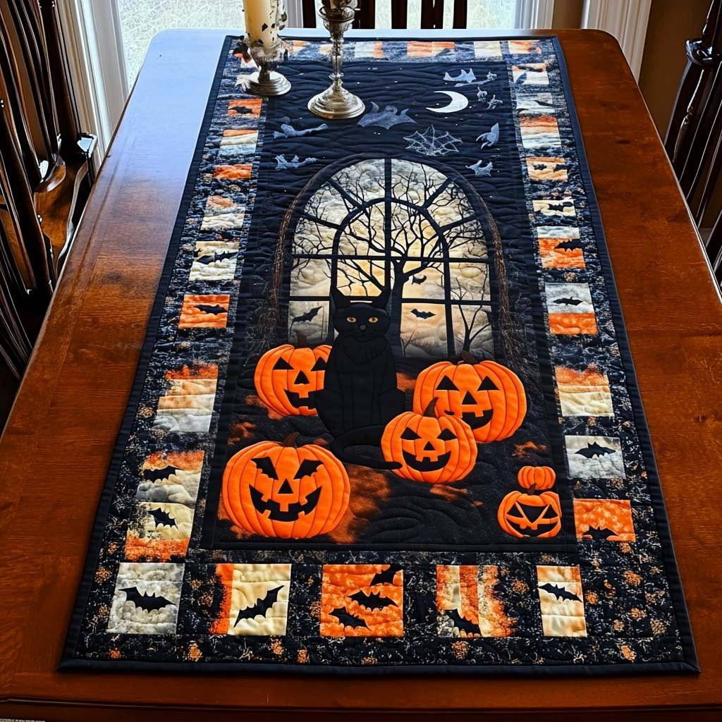 Jack Lantern Watcher Table Runner - Made to Order TABLE928