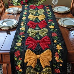 Juneteenth Bows Table Runner - Made to Order TABLE928