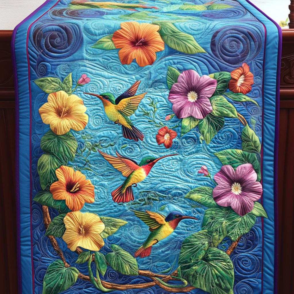 Hummingbird Glow Table Runner - Made to Order TABLE928