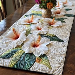 Ivory Serenity Table Runner - Made to Order TABLE928