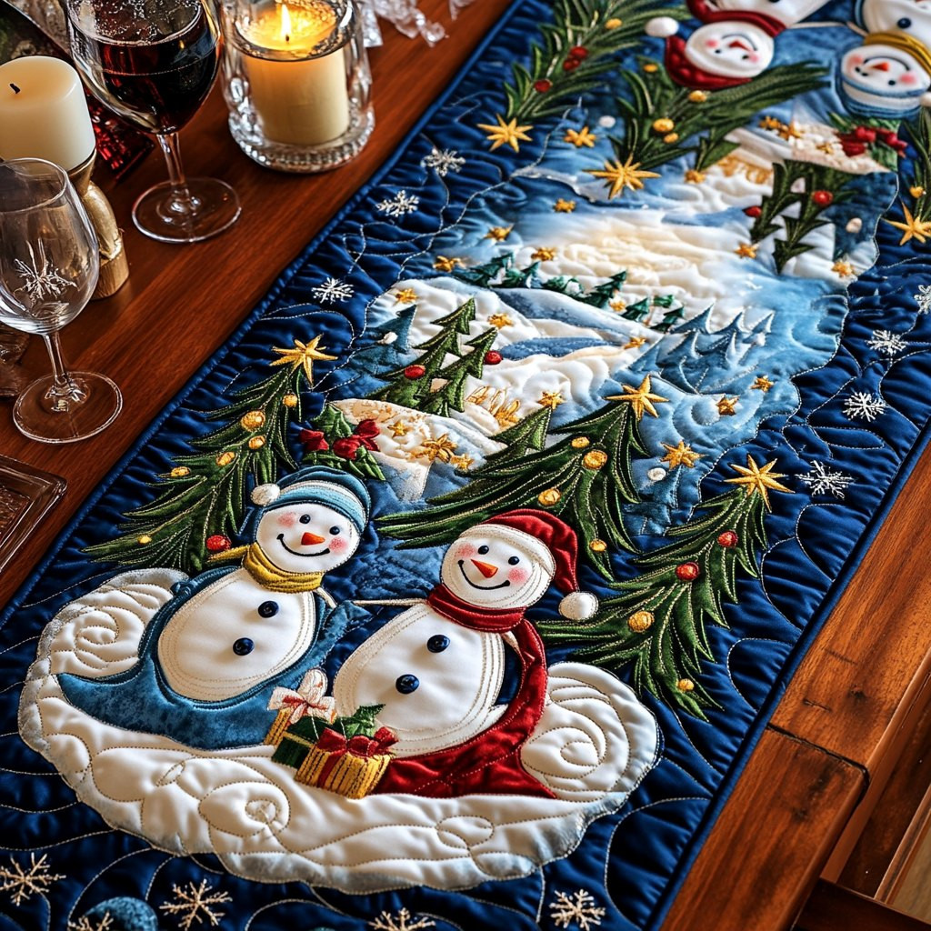 Jingle Snow Table Runner - Made to Order TABLE928