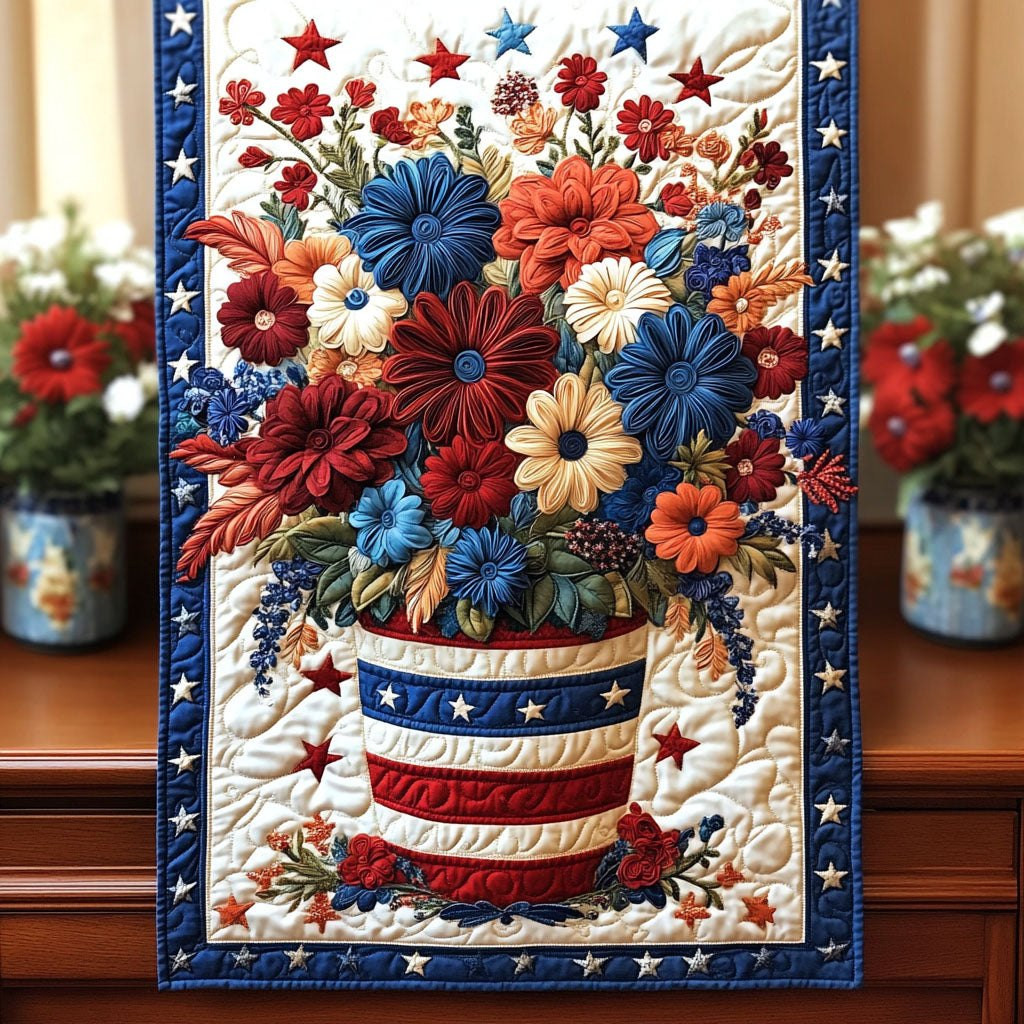 Independence Blooms Table Runner - Made to Order TABLE928