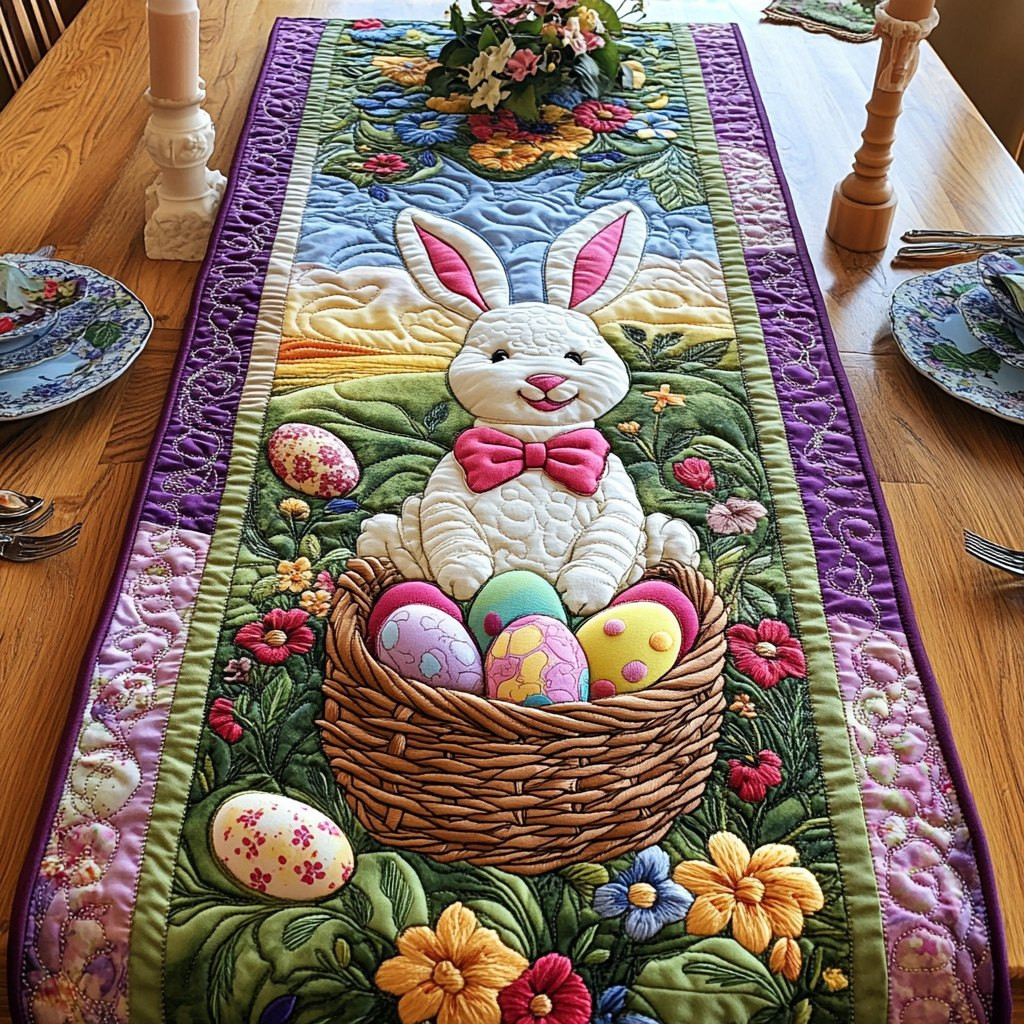 Hoppy Spring Table Runner - Made to Order TABLE928