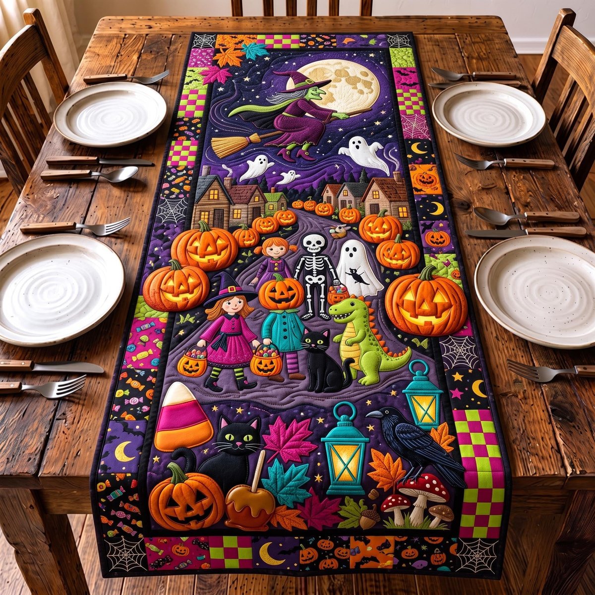 Halloween Vibes Table Runner - Made to Order TABLE928