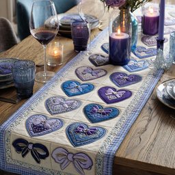Heart Delight Table Runner - Made to Order TABLE928