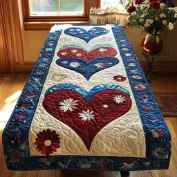 Heart of Freedom Table Runner - Made to Order TABLE928