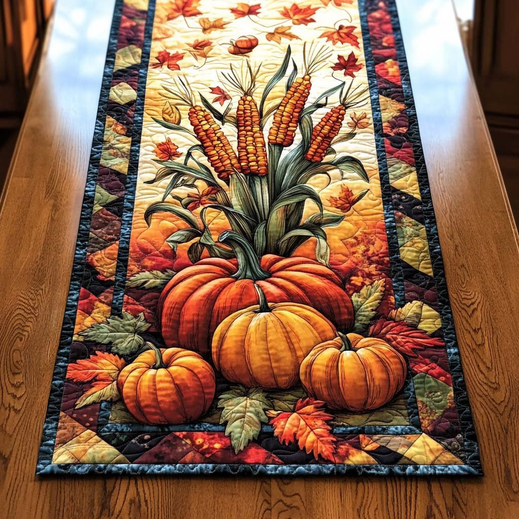 Harvest Pumpkin Delight Table Runner - Made to Order TABLE928