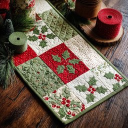 Hollyberry Lane Table Runner - Made to Order TABLE928