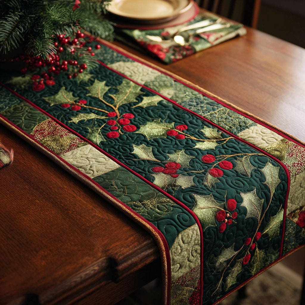Holly Night Table Runner - Made to Order TABLE928