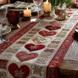 Heart Whisper Table Runner - Made to Order TABLE928