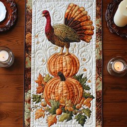 Holiday Turkey Table Runner - Made to Order TABLE928