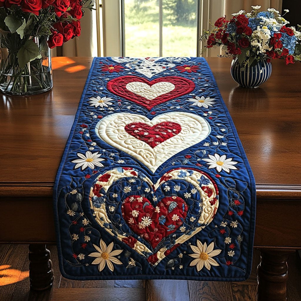 Heart of Independence Table Runner - Made to Order TABLE928