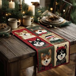 Holly Husky Table Runner - Made to Order TABLE928