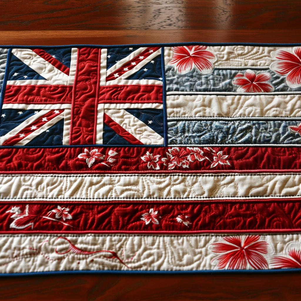Hawaii State Flag Table Runner - Made to Order TABLE928