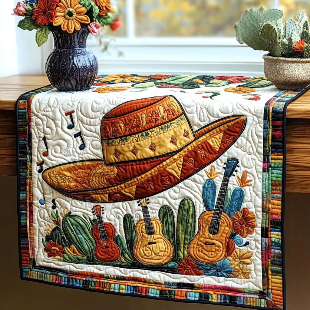 Guitar and Sunshine Celebration Table Runner - Made to Order TABLE928