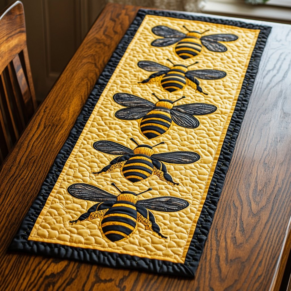 Honeybee Haven Table Runner - Made to Order TABLE928