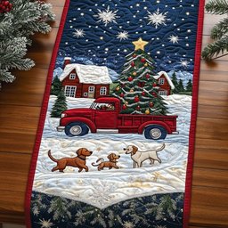 Holiday Homestead Joy Table Runner - Made to Order TABLE928