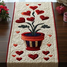 Heartfelt Growth Table Runner - Made to Order TABLE928