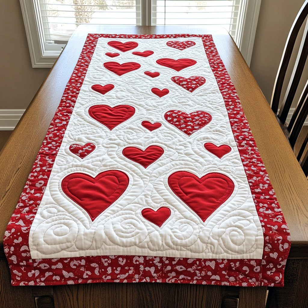 Heart Lane Table Runner - Made to Order TABLE928