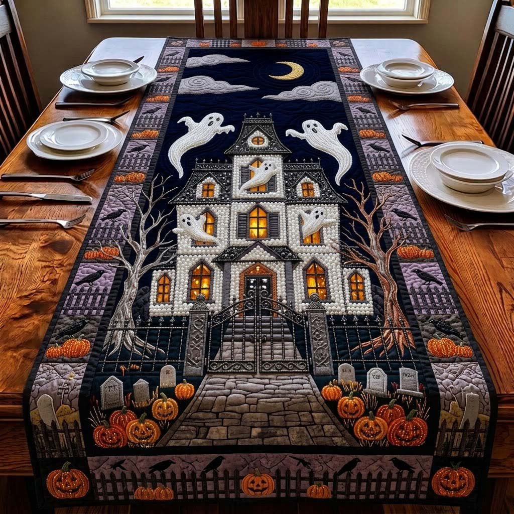 Haunted Pearl Manor Table Runner - Made to Order TABLE928