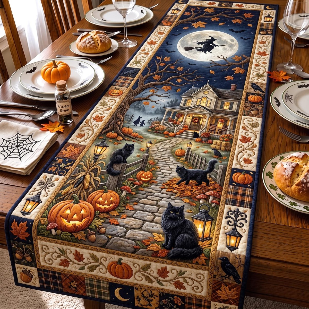 Halloween Magic Table Runner - Made to Order TABLE928