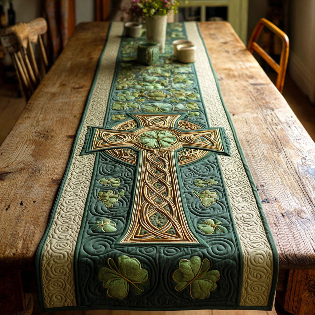 Heritage Celtic Cross Table Runner - Made to Order TABLE928